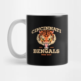 bengals - classic vintage emblem Mug